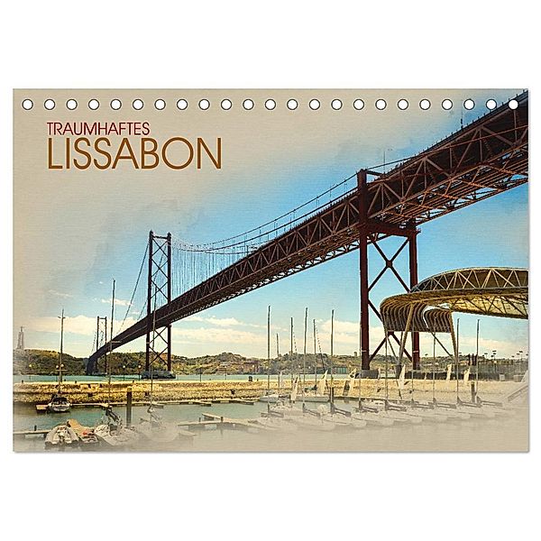 Traumhaftes Lissabon (Tischkalender 2024 DIN A5 quer), CALVENDO Monatskalender, Dirk Meutzner