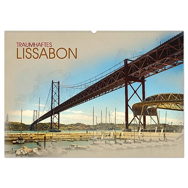 Traumhaftes Lissabon (Wandkalender 2024 DIN A2 quer), CALVENDO Monatskalender, Dirk Meutzner
