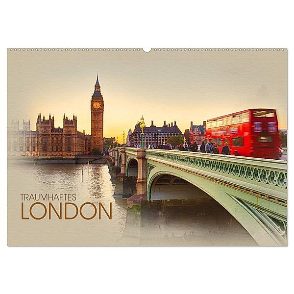 Traumhaftes London (Wandkalender 2024 DIN A2 quer), CALVENDO Monatskalender, Dirk Meutzner