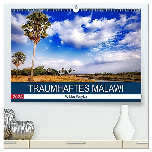 Traumhaftes Malawi (hochwertiger Premium Wandkalender 2024 DIN A2 quer), Kunstdruck in Hochglanz, Wibke Woyke