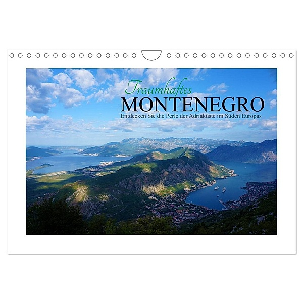 Traumhaftes Montenegro - Entdecken Sie die Perle der Adria im Süden Europas (Wandkalender 2024 DIN A4 quer), CALVENDO Monatskalender, SB Informationsdesign