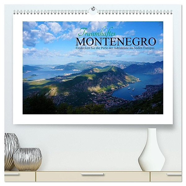 Traumhaftes Montenegro - Entdecken Sie die Perle der Adria im Süden Europas (hochwertiger Premium Wandkalender 2024 DIN A2 quer), Kunstdruck in Hochglanz, SB Informationsdesign