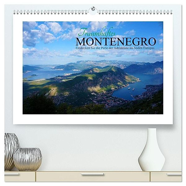 Traumhaftes Montenegro - Entdecken Sie die Perle der Adria im Süden Europas (hochwertiger Premium Wandkalender 2025 DIN A2 quer), Kunstdruck in Hochglanz, Calvendo, SB Informationsdesign