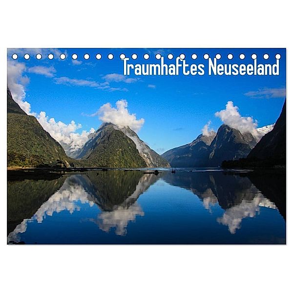 Traumhaftes Neuseeland (Tischkalender 2024 DIN A5 quer), CALVENDO Monatskalender, Matthias Haberstock