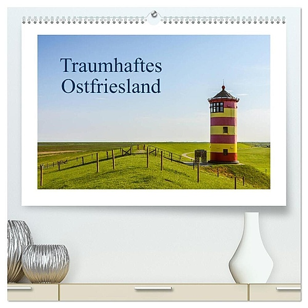 Traumhaftes Ostfriesland (hochwertiger Premium Wandkalender 2024 DIN A2 quer), Kunstdruck in Hochglanz, Conny Pokorny