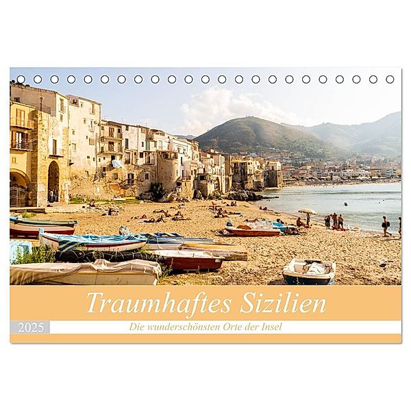 Traumhaftes Sizilien (Tischkalender 2025 DIN A5 quer), CALVENDO Monatskalender, Calvendo, Stina-Marie Mydzyn