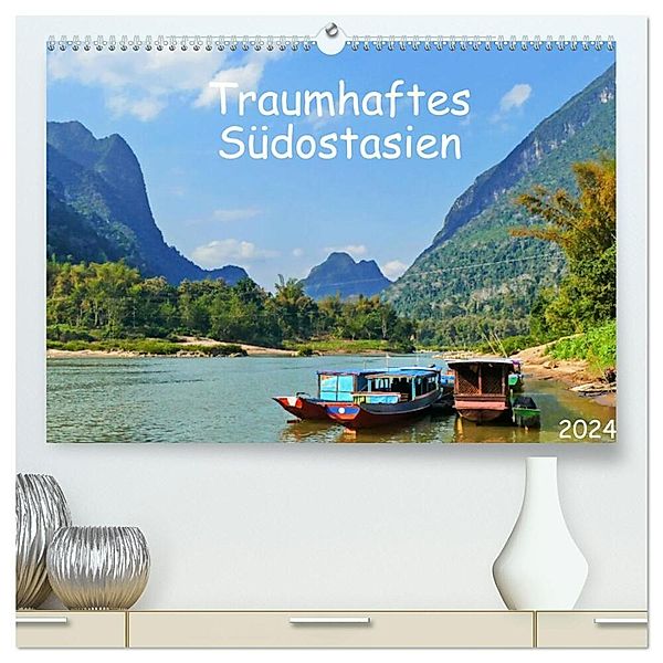 Traumhaftes Südostasien (hochwertiger Premium Wandkalender 2024 DIN A2 quer), Kunstdruck in Hochglanz, Herbert Böck