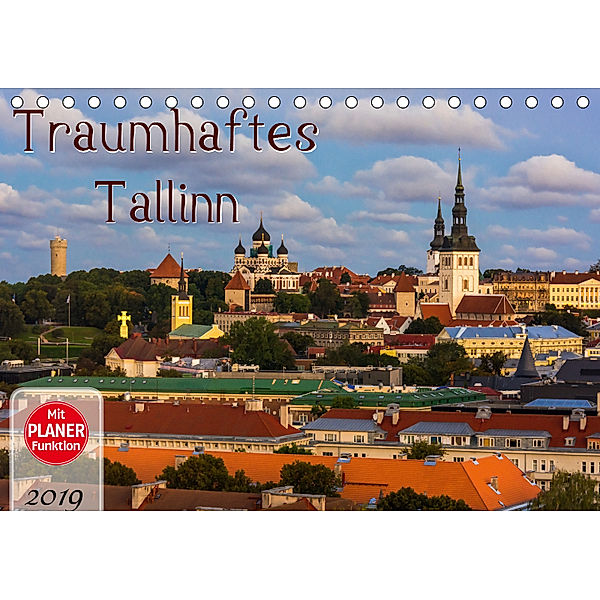 Traumhaftes Tallinn (Tischkalender 2019 DIN A5 quer), Marcel Wenk