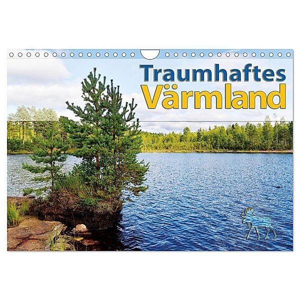 Traumhaftes Värmland (Wandkalender 2024 DIN A4 quer), CALVENDO Monatskalender, Birte Zabel