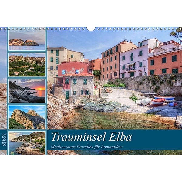 Trauminsel Elba: Mediterranes Paradies für Romantiker (Wandkalender 2023 DIN A3 quer), Joana Kruse
