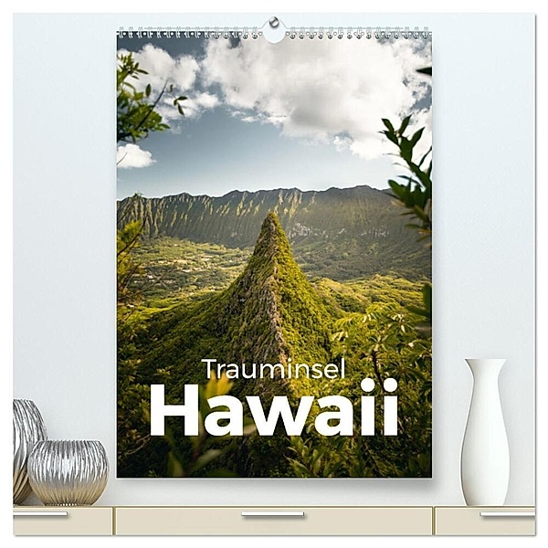 Trauminsel Hawaii (hochwertiger Premium Wandkalender 2024 DIN A2 hoch), Kunstdruck in Hochglanz, Benjamin Lederer