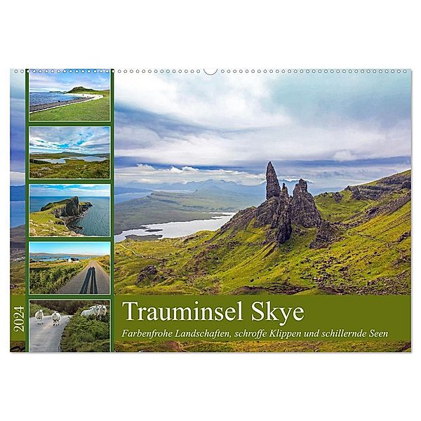 Trauminsel Skye (Wandkalender 2024 DIN A2 quer), CALVENDO Monatskalender, Klaus Eppele