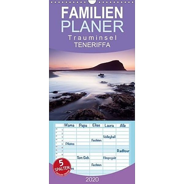 Trauminsel TENERIFFA - Familienplaner hoch (Wandkalender 2020 , 21 cm x 45 cm, hoch), Oliver Schratz blendeneffekte.de