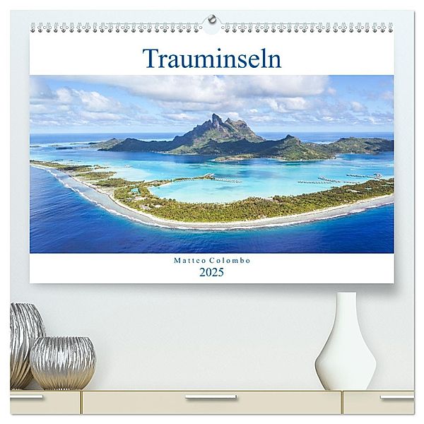 Trauminseln - Matteo Colombo (hochwertiger Premium Wandkalender 2025 DIN A2 quer), Kunstdruck in Hochglanz, Calvendo, Matteo Colombo