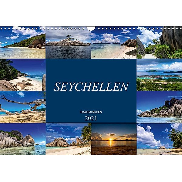 Trauminseln Seychellen (Wandkalender 2021 DIN A3 quer), Dirk Meutzner