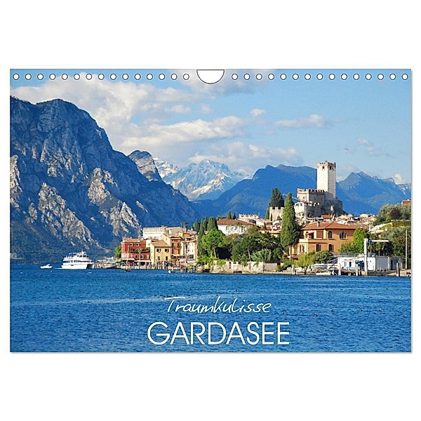 Traumkulisse Gardasee (Wandkalender 2024 DIN A4 quer), CALVENDO Monatskalender, Katrin Manz