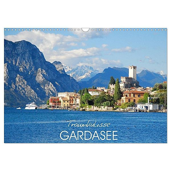 Traumkulisse Gardasee (Wandkalender 2025 DIN A3 quer), CALVENDO Monatskalender, Calvendo, Katrin Manz