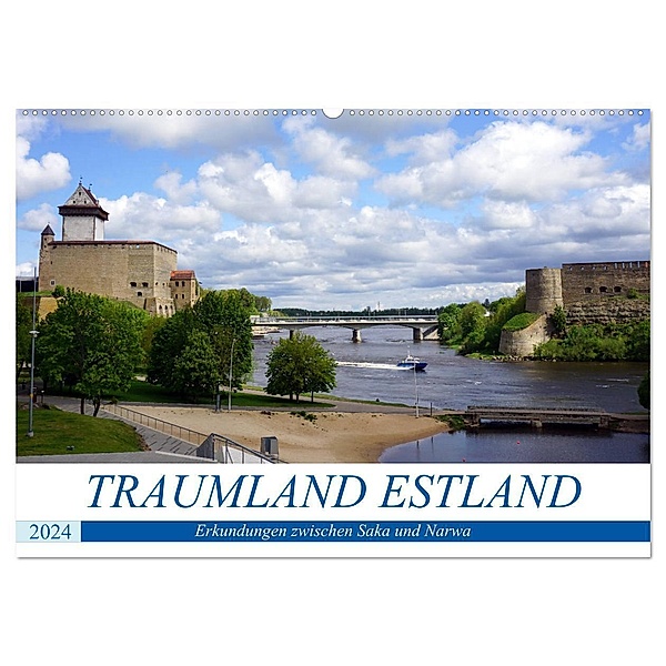Traumland Estland - Erkundungen zwischen Saka und Narva (Wandkalender 2024 DIN A2 quer), CALVENDO Monatskalender, Henning von Löwis of Menar