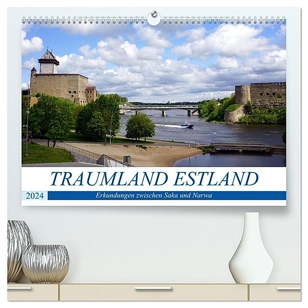 Traumland Estland - Erkundungen zwischen Saka und Narva (hochwertiger Premium Wandkalender 2024 DIN A2 quer), Kunstdruck in Hochglanz, Henning von Löwis of Menar