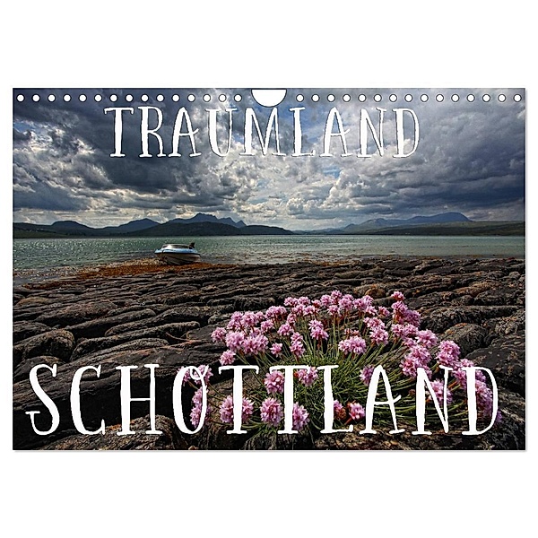 Traumland Schottland (Wandkalender 2024 DIN A4 quer), CALVENDO Monatskalender, Martina Cross