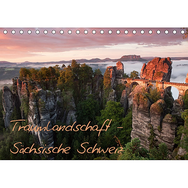 Traumlandschaft - Sächsische Schweiz (Tischkalender 2019 DIN A5 quer), Dirk Ehrentraut