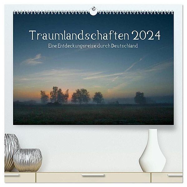 Traumlandschaften 2024 (hochwertiger Premium Wandkalender 2024 DIN A2 quer), Kunstdruck in Hochglanz, Marko Knuth