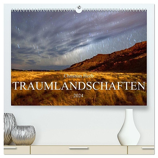 TRAUMLANDSCHAFTEN Christian Heeb (hochwertiger Premium Wandkalender 2024 DIN A2 quer), Kunstdruck in Hochglanz, Christian Heeb