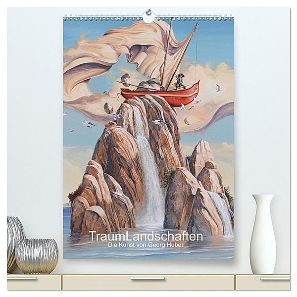 TraumLandschaften (hochwertiger Premium Wandkalender 2024 DIN A2 hoch), Kunstdruck in Hochglanz, Georg Huber