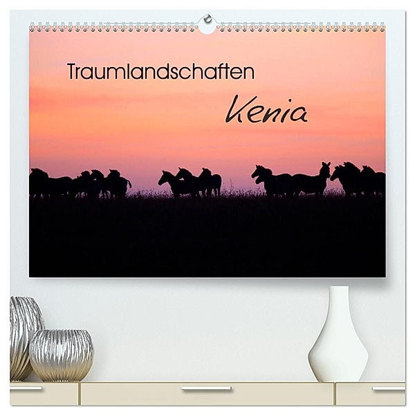 Traumlandschaften Kenia (hochwertiger Premium Wandkalender 2024 DIN A2 quer), Kunstdruck in Hochglanz, Michael Herzog