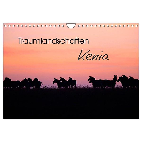 Traumlandschaften Kenia (Wandkalender 2024 DIN A4 quer), CALVENDO Monatskalender, Michael Herzog