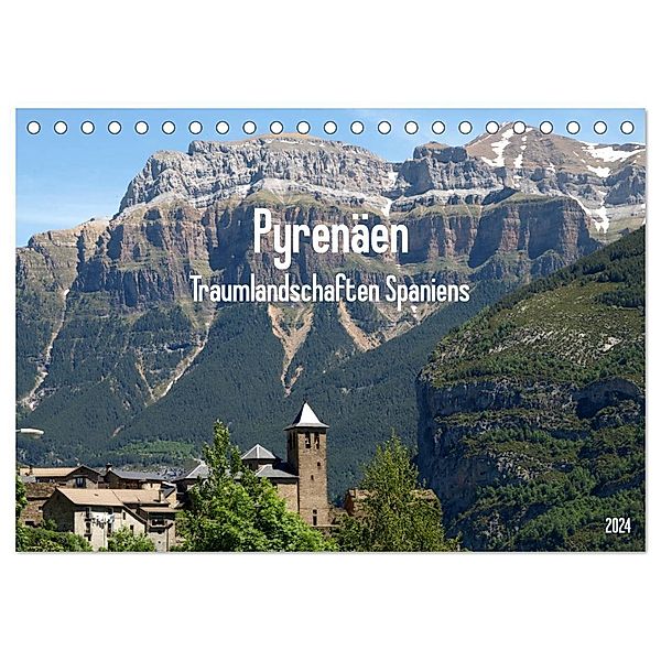 Traumlandschaften Spaniens - Pyrenäen 2024 (Tischkalender 2024 DIN A5 quer), CALVENDO Monatskalender, Calvendo