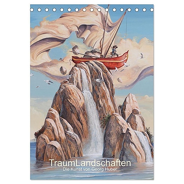 TraumLandschaften (Tischkalender 2024 DIN A5 hoch), CALVENDO Monatskalender, Georg Huber