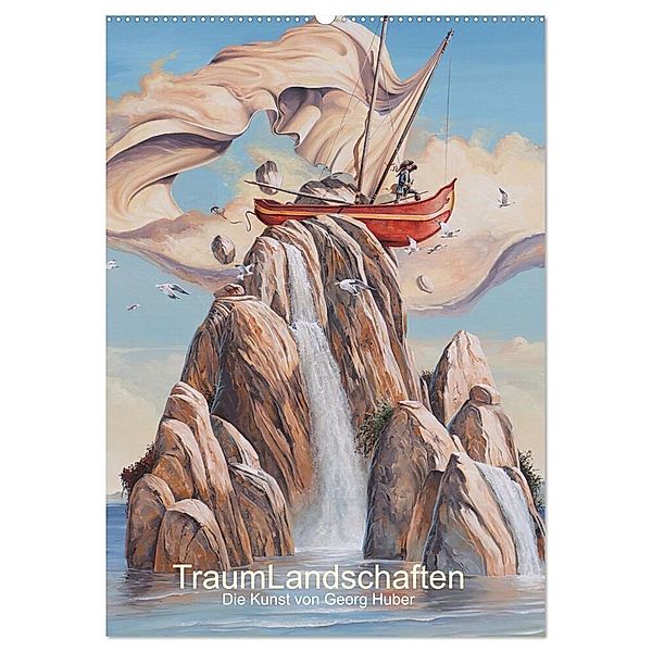 TraumLandschaften (Wandkalender 2024 DIN A2 hoch), CALVENDO Monatskalender, Georg Huber
