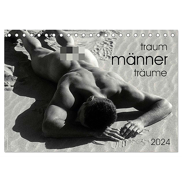 Traummänner Männerträume 2024 (Tischkalender 2024 DIN A5 quer), CALVENDO Monatskalender, Malestockphoto