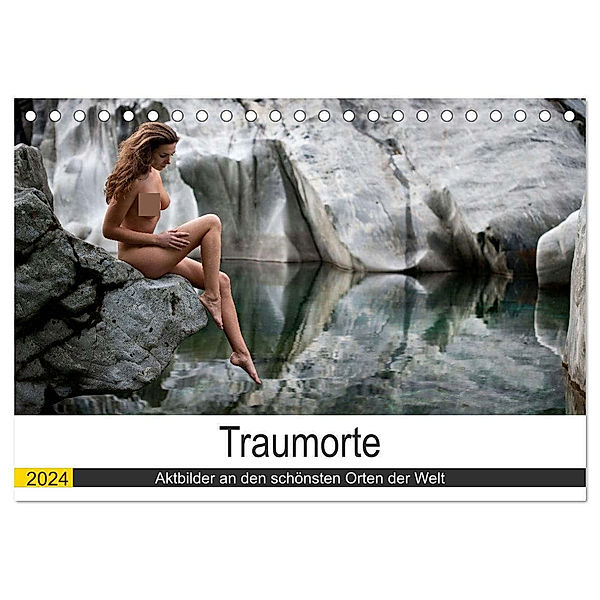 Traumorte (Tischkalender 2024 DIN A5 quer), CALVENDO Monatskalender, Martin Zurmühle