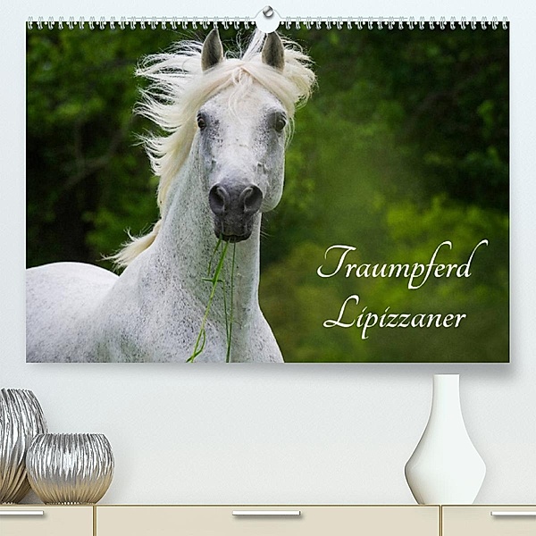 Traumpferd Lipizzaner (Premium, hochwertiger DIN A2 Wandkalender 2023, Kunstdruck in Hochglanz), Sigrid Starick
