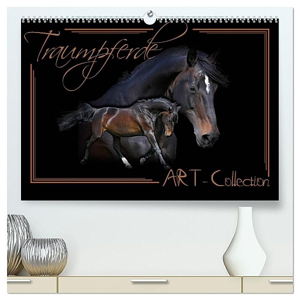 Traumpferde-ART-Collection (hochwertiger Premium Wandkalender 2024 DIN A2 quer), Kunstdruck in Hochglanz, Andrea Redecker