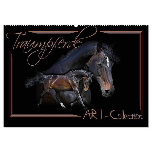 Traumpferde-ART-Collection (Wandkalender 2025 DIN A2 quer), CALVENDO Monatskalender, Calvendo, Andrea Redecker