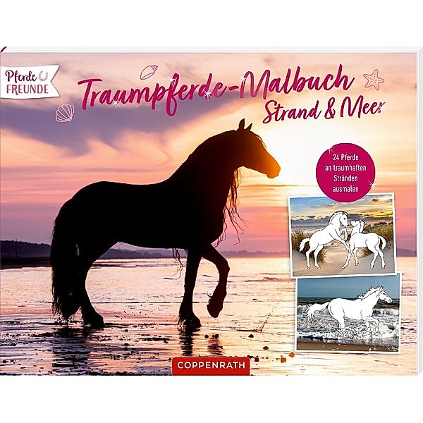 Traumpferde-Malbuch: Strand & Meer