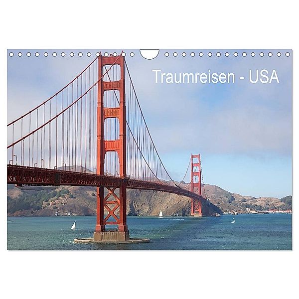 Traumreisen USA (Wandkalender 2024 DIN A4 quer), CALVENDO Monatskalender, BEYOND YOUR EYES by FM