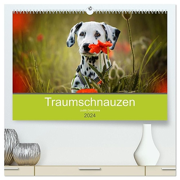 Traumschnauzen (hochwertiger Premium Wandkalender 2024 DIN A2 quer), Kunstdruck in Hochglanz, Judith dzierzawa