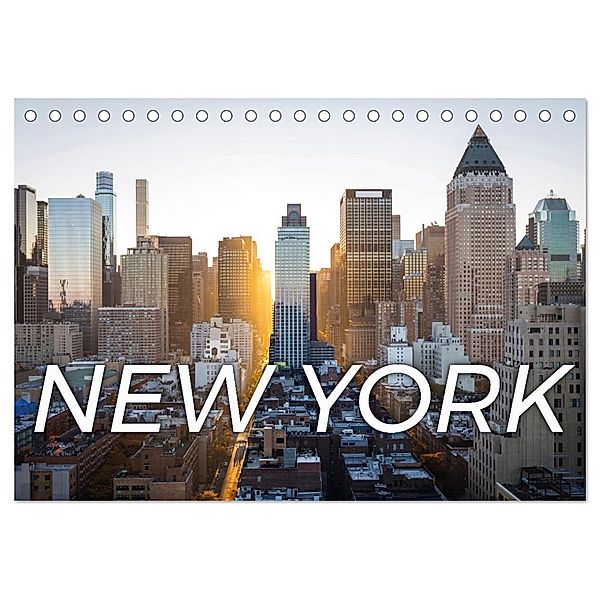 Traumstadt New York (Tischkalender 2024 DIN A5 quer), CALVENDO Monatskalender, Benjamin Lederer