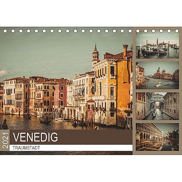 Traumstadt Venedig (Tischkalender 2021 DIN A5 quer), Dirk Meutzner