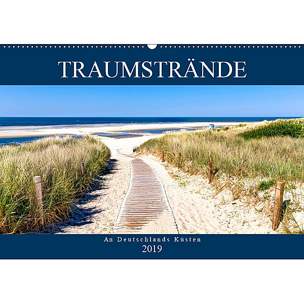 Traumstrände an Deutschlands Küsten (Wandkalender 2019 DIN A2 quer), Andrea Dreegmeyer