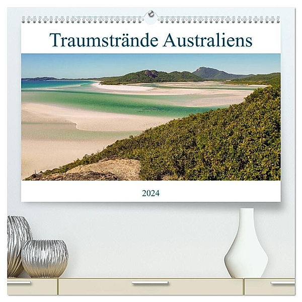 Traumstrände Australiens (hochwertiger Premium Wandkalender 2024 DIN A2 quer), Kunstdruck in Hochglanz, Martin Wasilewski