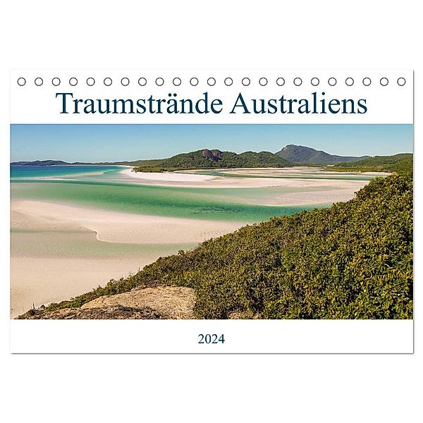 Traumstrände Australiens (Tischkalender 2024 DIN A5 quer), CALVENDO Monatskalender, Martin Wasilewski