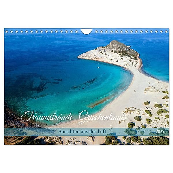 Traumstrände Griechenlands (Wandkalender 2025 DIN A4 quer), CALVENDO Monatskalender, Calvendo, Frauke Scholz