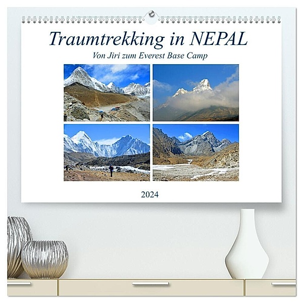 Traumtrekking in NEPAL (hochwertiger Premium Wandkalender 2024 DIN A2 quer), Kunstdruck in Hochglanz, Ulrich Senff