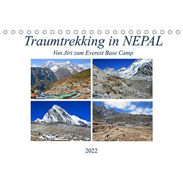 Traumtrekking in NEPAL, von Jiri zum Everest Base Camp (Tischkalender 2022 DIN A5 quer), Ulrich Senff