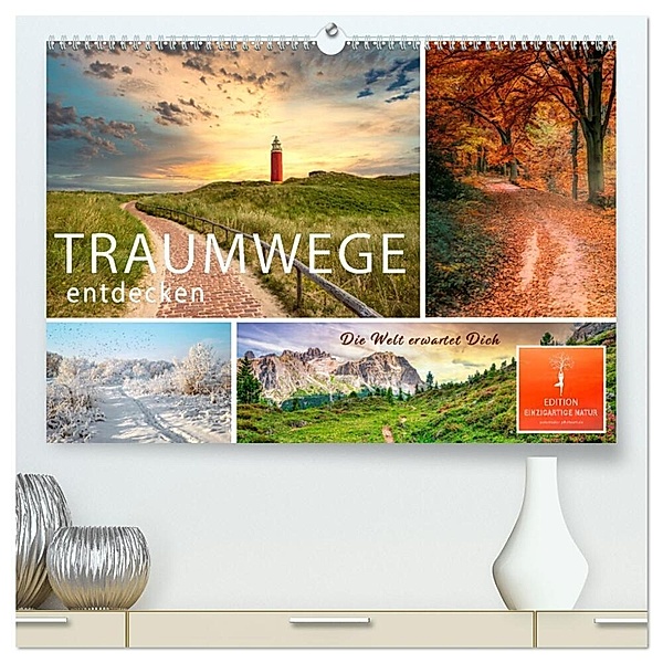 Traumwege entdecken (hochwertiger Premium Wandkalender 2024 DIN A2 quer), Kunstdruck in Hochglanz, Peter Roder